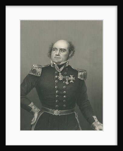 Sir John Franklin engraved by D.J. Pound from a photograph by John Jabez Edwin Paisley (after) Mayall