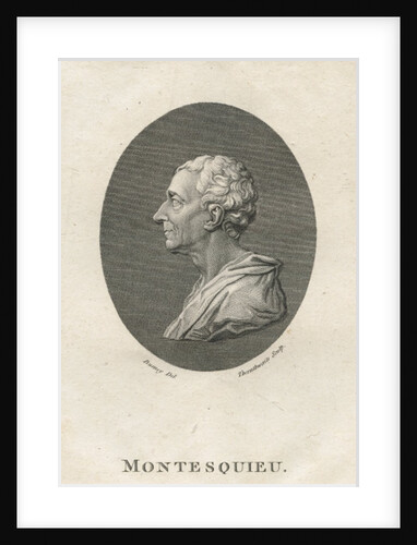 Charles Louis de Secondat, Baron de Montesquieu by English School