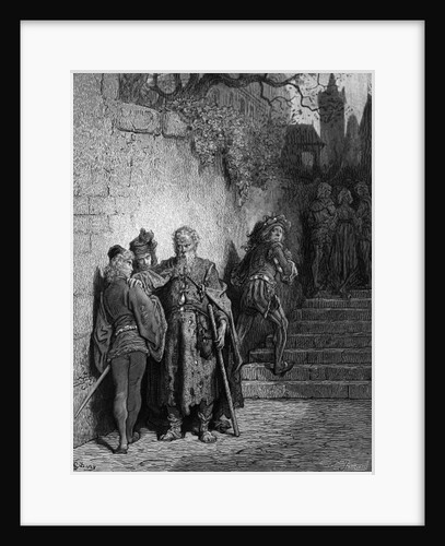 The Wedding Guest being detained by the Ancient Mariner by Gustave Dore