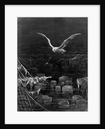 The albatross is shot by the Mariner by Gustave Dore