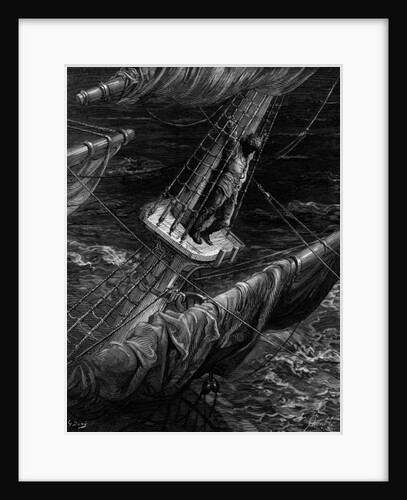 The Mariner regrets his shooting of the Albatross by Gustave Dore