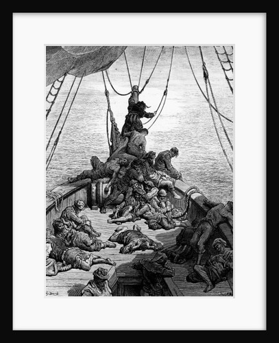 The sailors becalmed and tormented by thirst by Gustave Dore