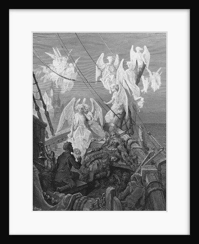 The mariner sees the band of angelic spirits by Gustave Dore