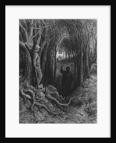 The Mariner has been condemned to travel unceasingly from country to country by Gustave Dore