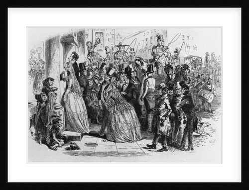 Coming home from church by Hablot Knight Browne