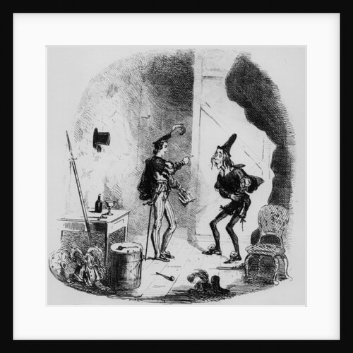 Illustration for Charles Dickens' Nicholas Nickleby, 1839 by Hablot Knight Browne