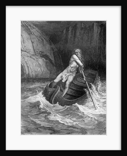 Charon, the Ferryman of Hell by Gustave (after) Dore
