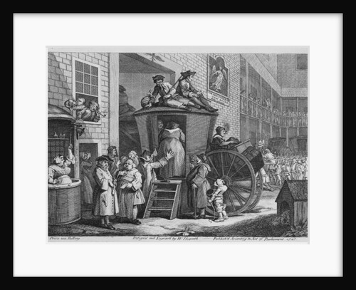 Country Inn Yard, 1747 by William Hogarth