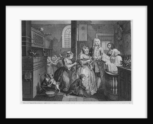 Scene V: The Rake marrying an Old Woman, 1735 by William Hogarth