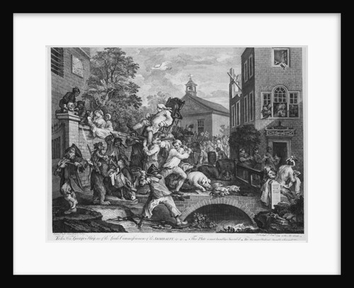 Chairing the Member, 1758 by William Hogarth