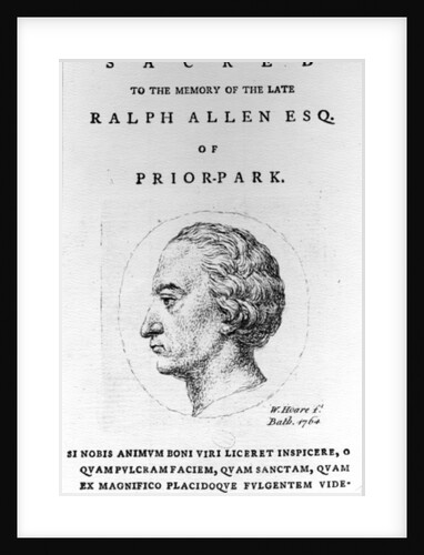 Ralph Allen, 1764 by William of Bath Hoare