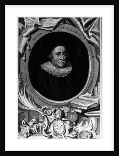 James Ussher, engraved by George Vertue, 1738 by Peter (after) Lely