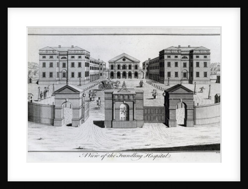 A View of the Foundling Hospital, 1756 by Benjamin Cole