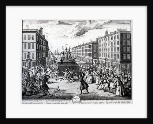 The View and Humours of Billingsgate, 1736 by Arnold van Haecken