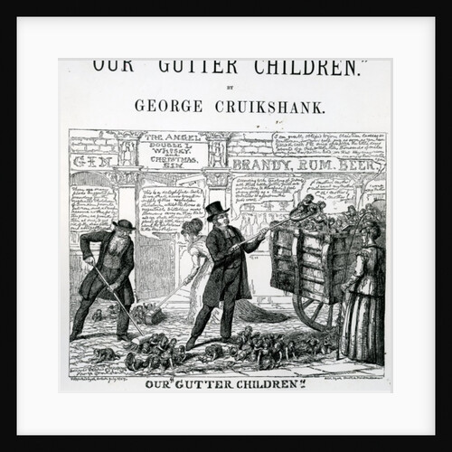 Our Gutter Children, 1869 by George Cruikshank