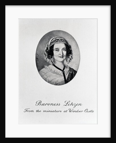 Baroness Louise Lehzen by English School