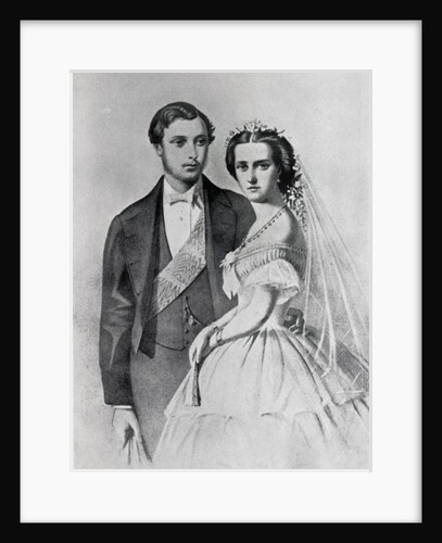 King Edward and Queen Alexandra at the time of their marriage by English School