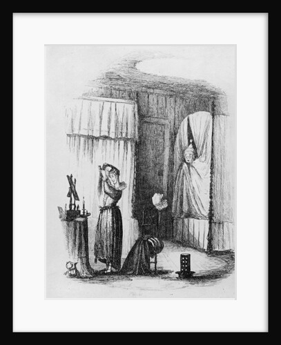 The Middle-Aged Lady in the Double-Bedded Room by Hablot Knight (1815-92) Browne