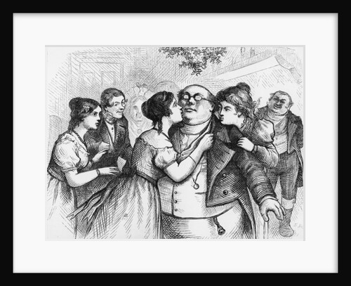 It was a pleasant thing to see Mr. Pickwick in the centre of the group by English School