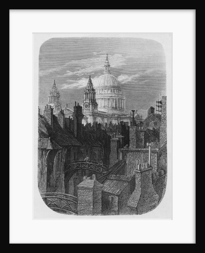 St. Paul's Cathedral and the slums by Gustave Dore