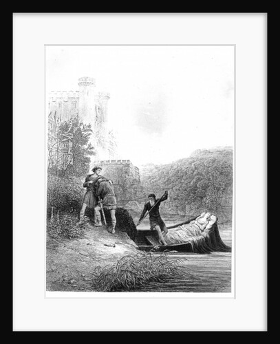 Lancelot looks upon the body of the Lady Elaine by Gustave Dore