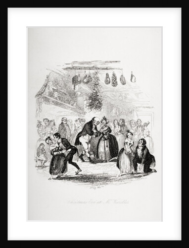Christmas Eve at Mr. Wardle's by Hablot Knight Browne