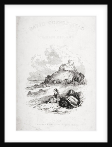 Title page illustration from 'David Copperfield' by Charles Dickens first published 1850 by Hablot Knight (1815-92) Browne