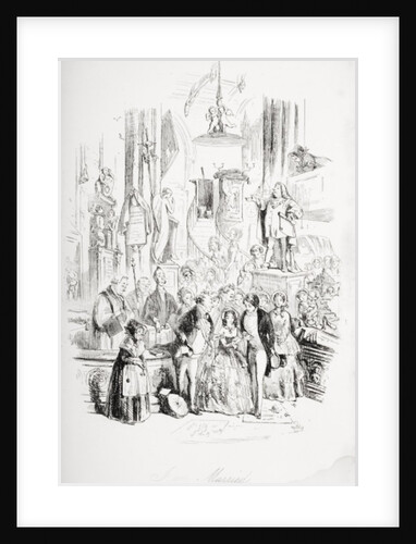 I'm Married by Hablot Knight (1815-92) Browne