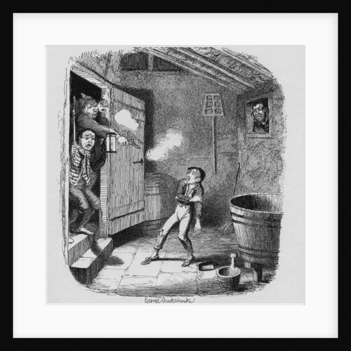 The Burglary by George Cruikshank