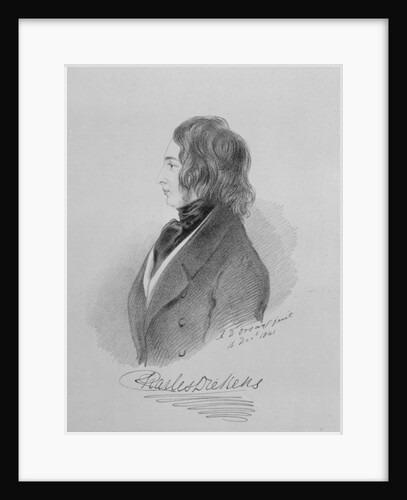 Portrait of Charles Dickens 16th December 1841 by Alfred d' Orsay