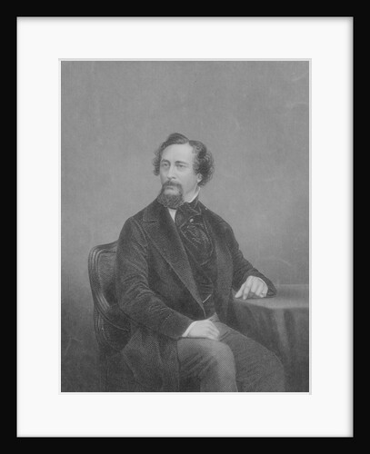Charles John Huffam Dickens by John Jabez Edwin Paisley (after) Mayall