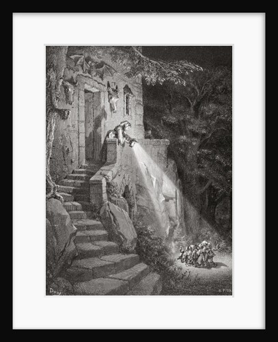 The Dwelling of the Ogre, engraved by Heliodore Joseph Pisan c.1868 by Gustave (after) Dore