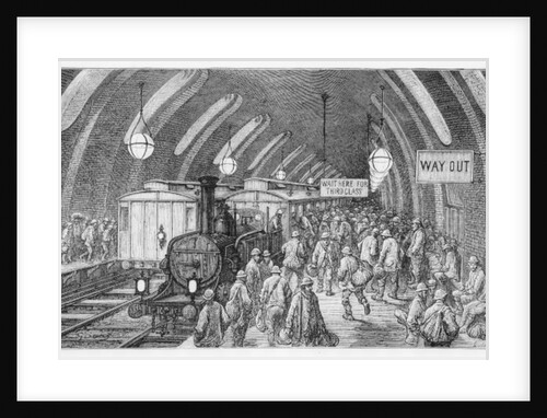 The workmen's train, 1872 by Gustave Dore