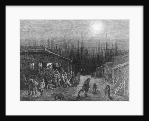 The Docks Night Scene by Gustave (after) Dore