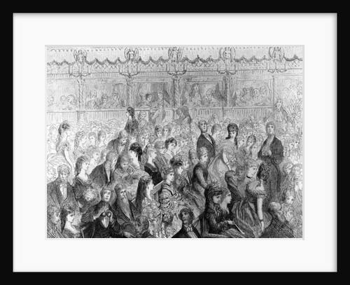 The Stalls, Covent Garden Opera by Gustave (after) Dore