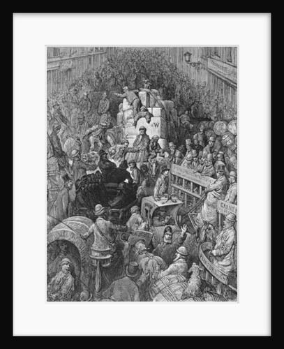 A City Thoroughfare by Gustave (after) Dore