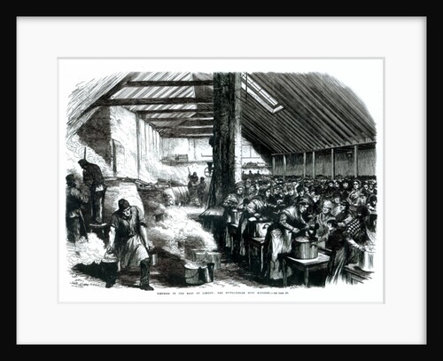 The Spitalfields Soup Kitchen, 1867 by English School