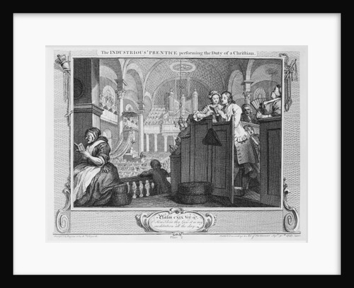 The Industrious 'Prentice Performing the Duty of a Christian by William Hogarth