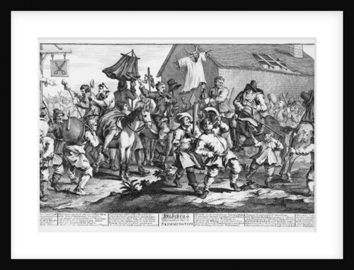 Hudibras Encounters the Skimmington by William Hogarth