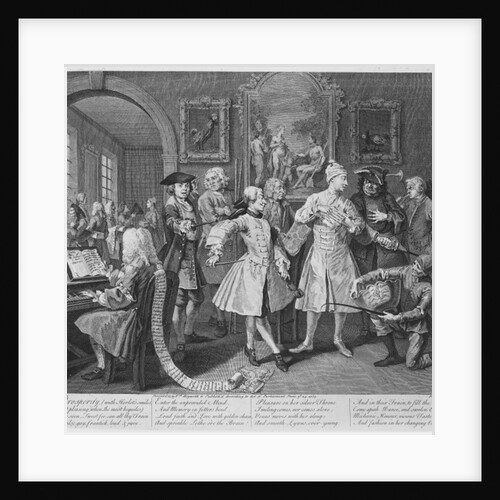 Scene II: The Rake's Levee, 1735 by William Hogarth