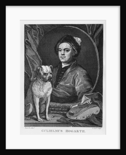 Self Portrait, engraved by T. Cook, 1809 by William (after) Hogarth