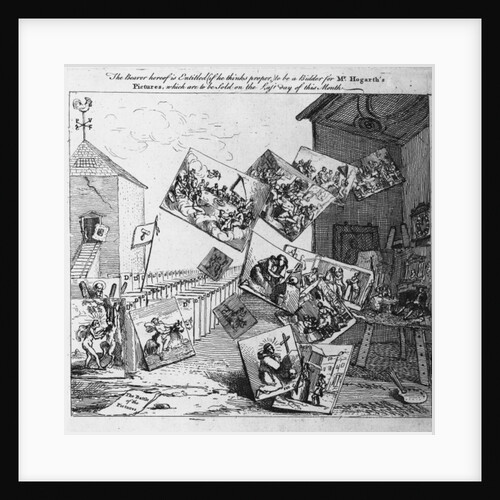 The Battle of the Pictures, 1745 by William Hogarth
