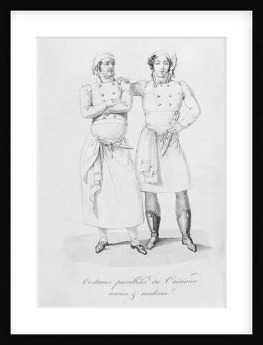 Costumes of cooks from different eras by Marie Antoine Careme