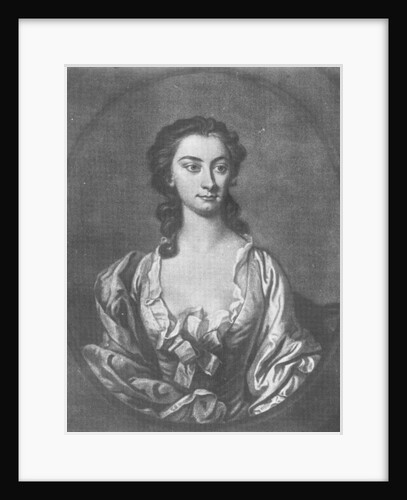 Portrait of Mrs Cibber, actress and singer, engraved by John Faber, 1746 by Thomas Hudson