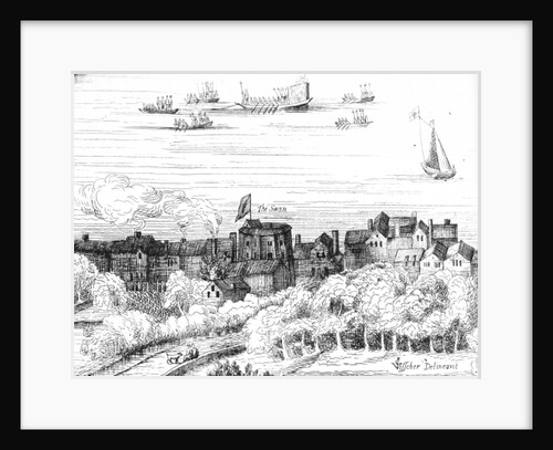 The Swan Theatre on the Bankside as it appeared in 1614 by School English