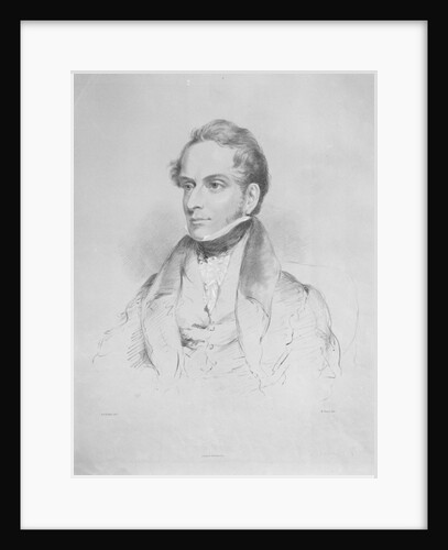 Decimus Burton, lithograph by Maxim Gauci, c.1830-35 by Eden Upton (after) Eddis