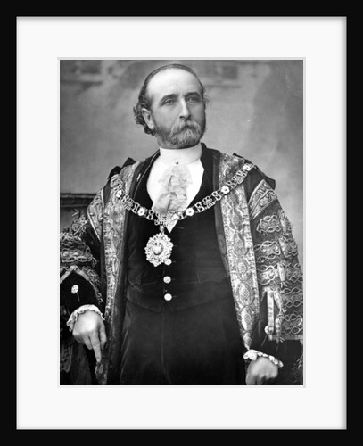 Sir James Whitehead, Lord Mayor of London, c.1888-9 by English Photographer