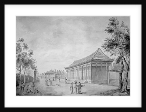 Hall of Audience at the Old Summer Palace, Beijing, 1793 by John (after) Barrow