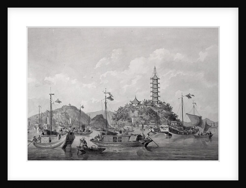 View of Golden Mountain Island in the Blue River, China, c.1794 by William Alexander