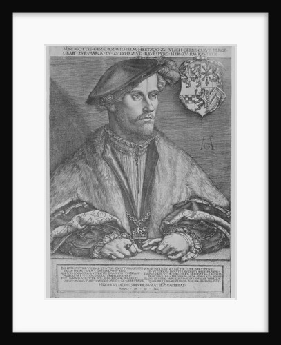 Duke Wilhelm V of Cleve, 1540 by Heinrich Aldegrever